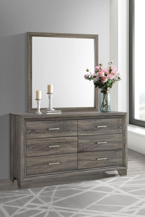 Wright - 6-Drawer Dresser Cabinet