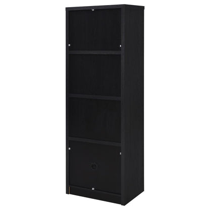 Winfield - 3-Sheld Media Tower Entertainment Pier - Black