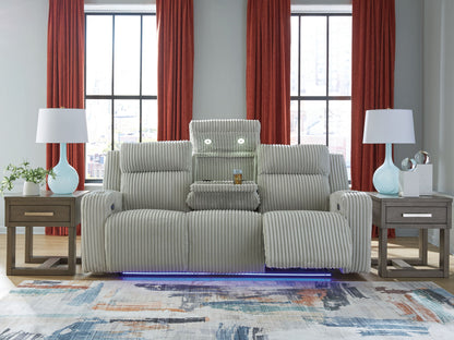 Forest Lake - Power Reclining Sofa With Adj Headrest