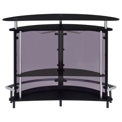 Amarillo - Freestanding Glass Top Home Bar Wine Cabinet