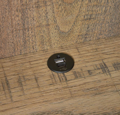 Westpark - 3 Piece Wall Unit Bookcase Set With USB