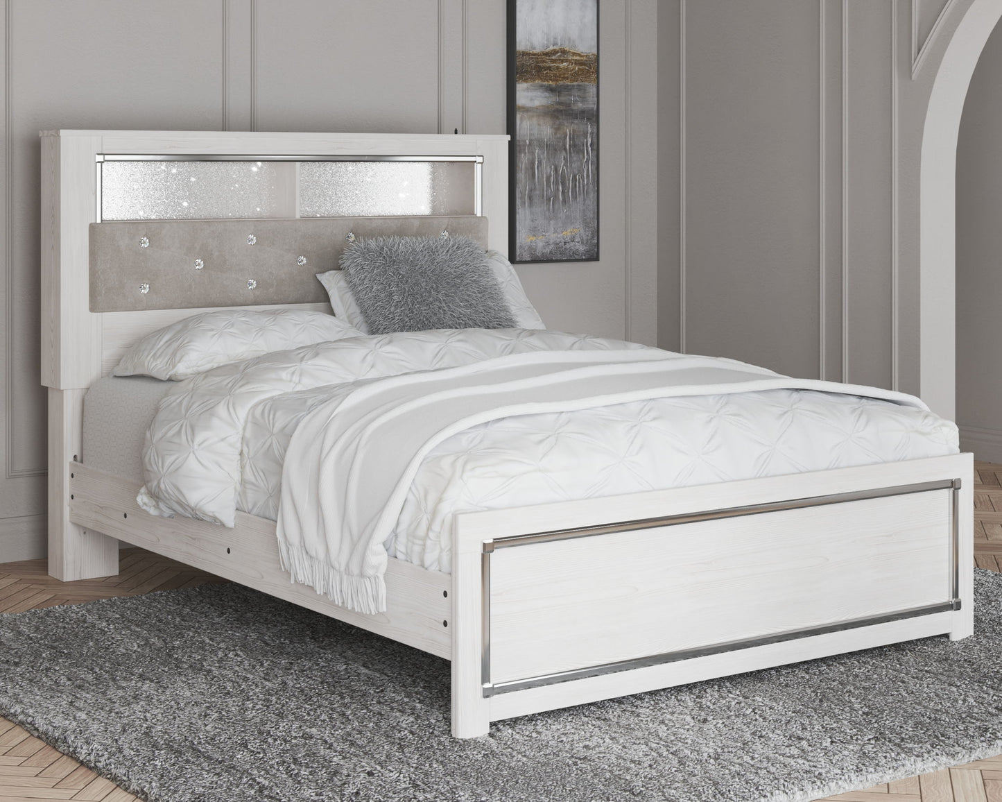 Altyra - Panel Bookcase Bedroom Set