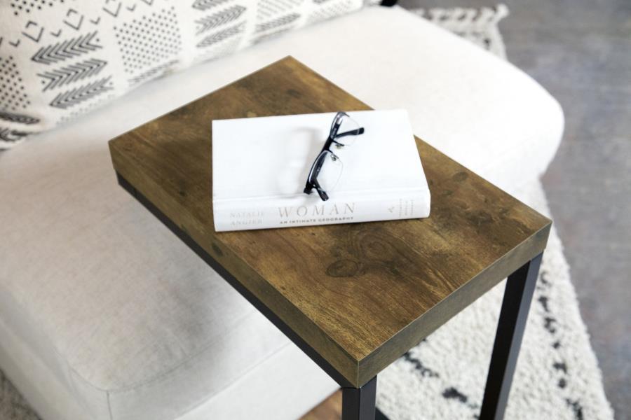 Beck - Engineered Wood C-Shape Sofa Side Table