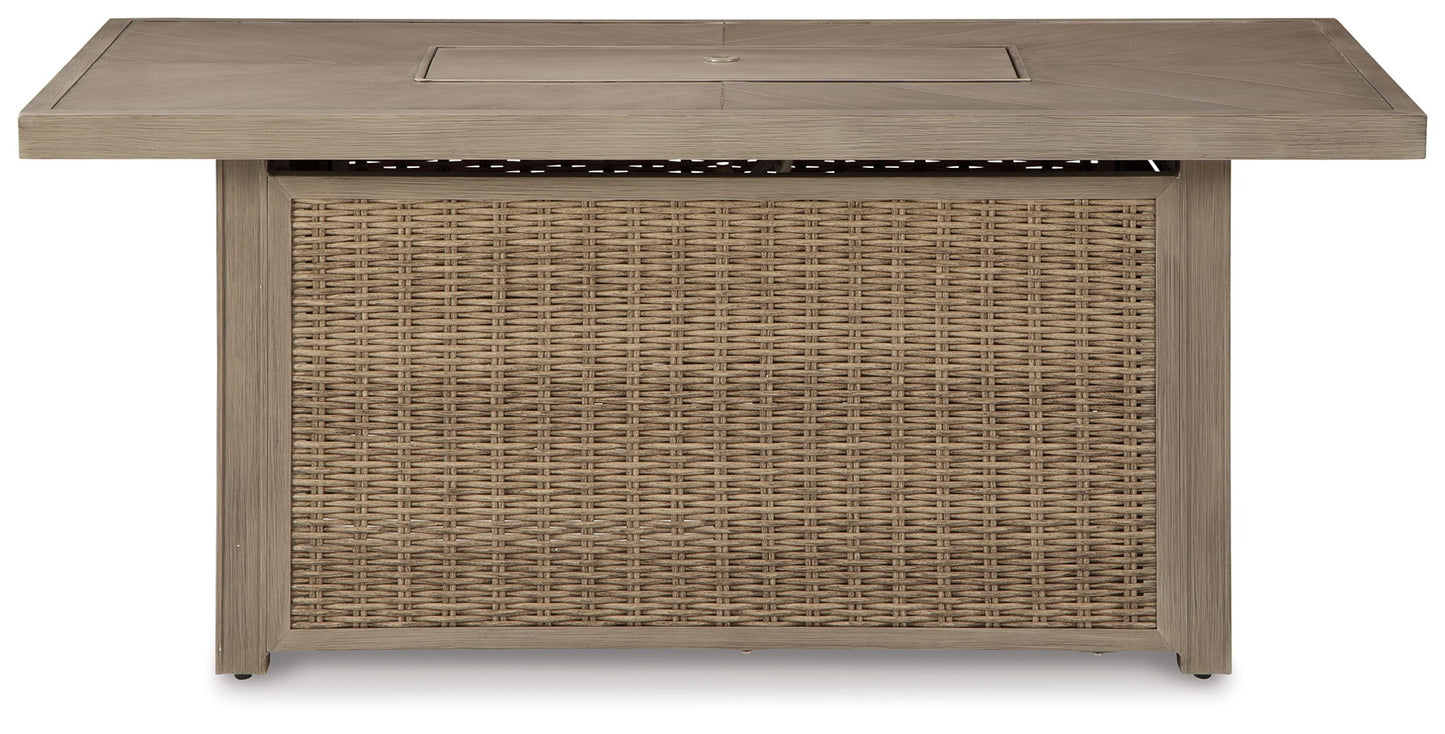 Beachcroft - Rectangular Fire Pit Table