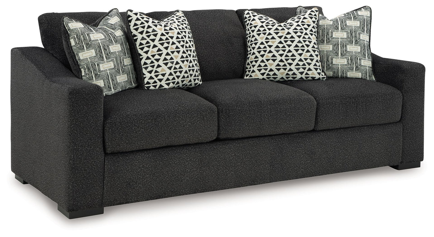 Wryenlynn - Sofa - Fabric - Onyx